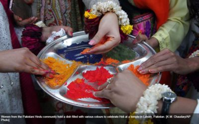 A feast of spectacular colour as Hindus celebrate Holi